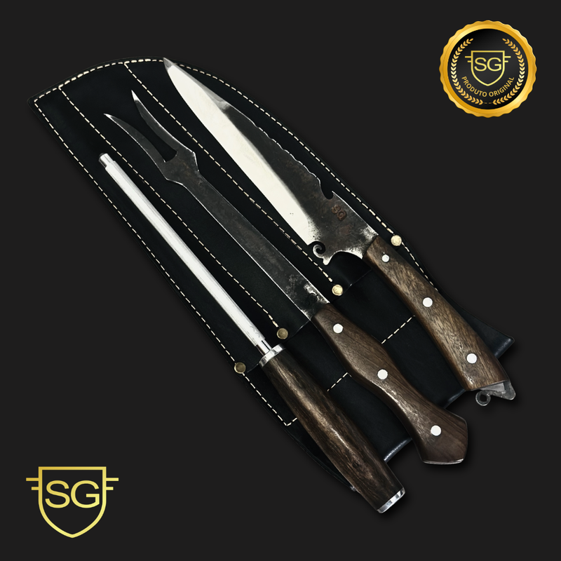 Tri Conjunto Picaço - 3mm Carbono - na Bainha