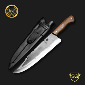 Picanheira Blacksmith Aço Carbono 1070 Cabo Madeira Imbuia-SG