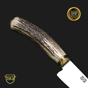 Conjunto Faca e Chaira Cervo Argentino