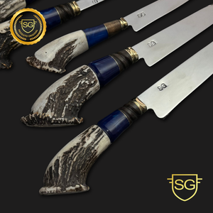 Cepo Churrasqueiro Elegance com Chifre de Cervo | SG Facas