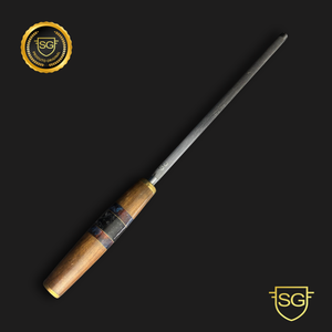 Chaira Profissional Aço Damasco 8 e 10 Polegadas-SG