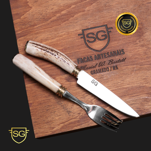 Conjunto de Talheres de Cervo- SG Facas