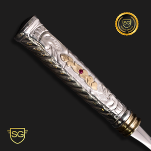 Conjunto de Talheres Prata e Ouro 24 Peças-SG Facas