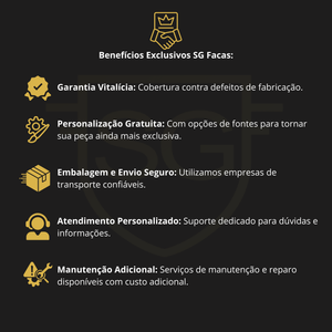 Conjunto Faca e Chaira Cervo Argentino