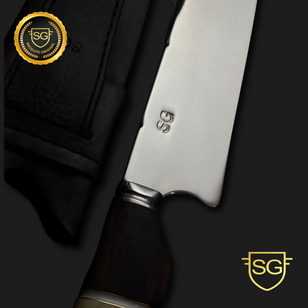 Faca Churrasco Cabo Aleatório 5mm Inox