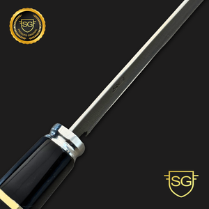 Yanagiba 3mm Inox Cabo em Resina Preta-SG Facas