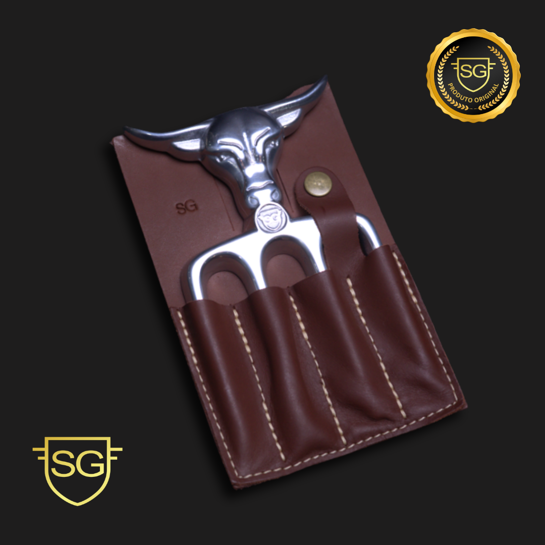 Garfo Badbull 4 Dentes Artesanal para Churrasco | SG Facas