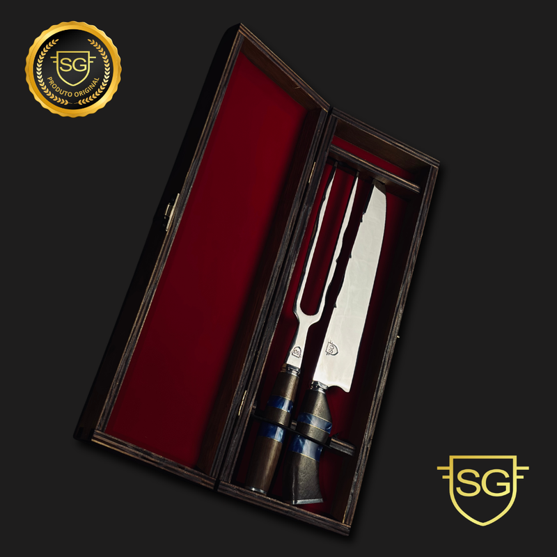 Conjunto Churrasco - 5mm Inox