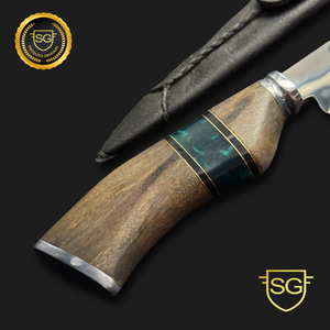 Faca Tradicional Grossa Aço Inox 5mm com Cabo Aleatório-SG